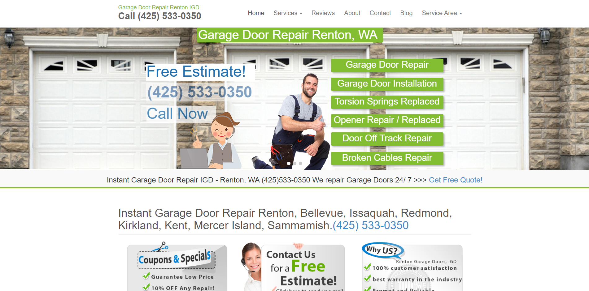 Instant Garage Door Repair - IGD